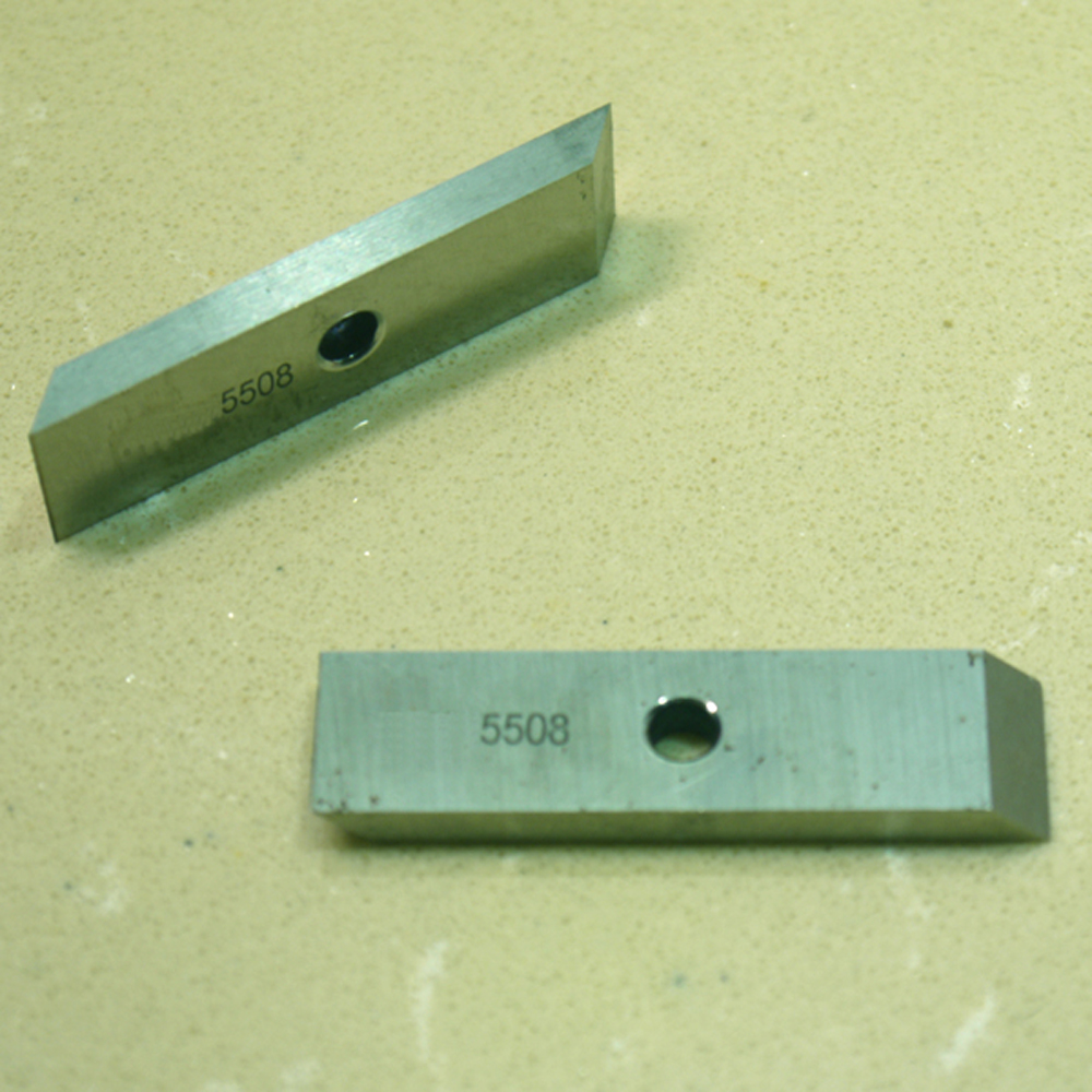 inlaid tungsten carbide knife and pelletizer blades for plastic recycling industry