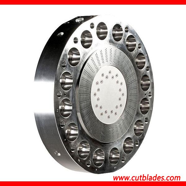 Pelletizer Ploymer Extrusion <a href=http://www.cutblades.com/products.html target='_blank'>Die Plate</a>